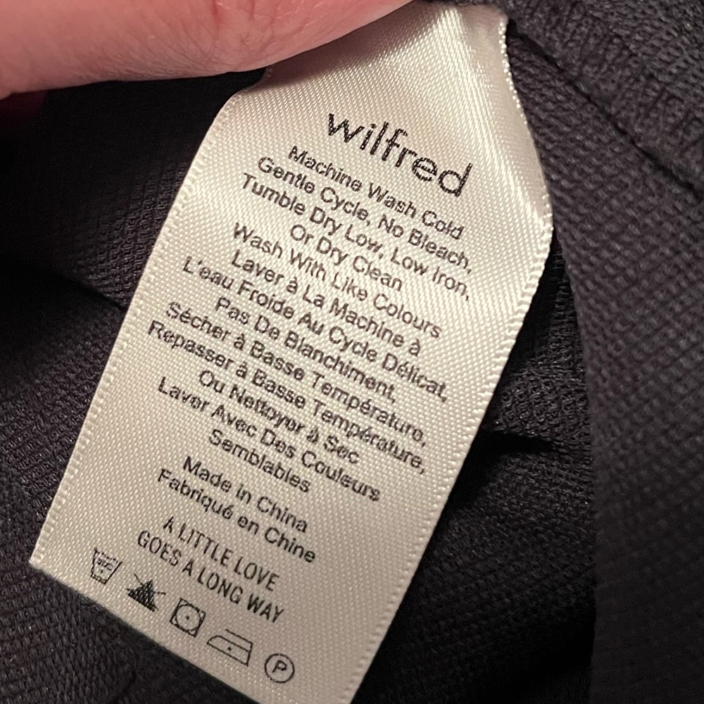 Wilfred Écoulement wrap front Jumpsuit- Size 8 - Picture 8 of 9